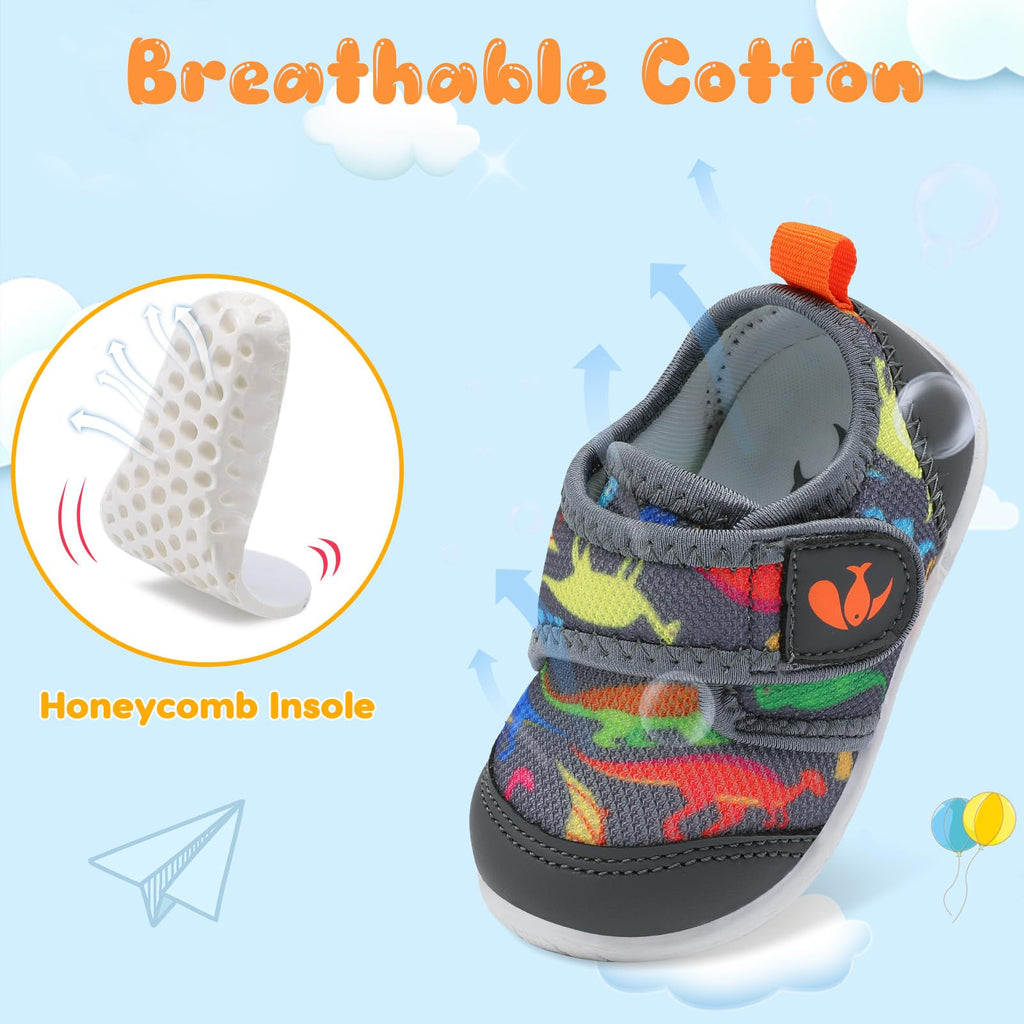 FEETCITY Baby Sock Shoes Baby Walking Shoes Infant Non-Slip Breathable Slippers with Soft Rubber Sole Baby Boys Girls Slip On Sneakers
