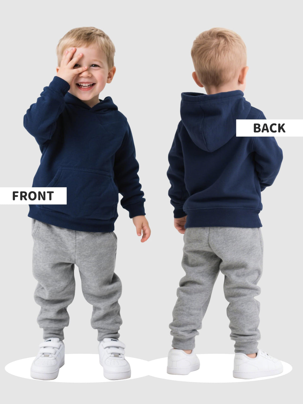 Feyoyi 3 Pack Fleece Toddler Boys Sweatpants Kids Joggers Soft Cotton Toddler Boys Girls Sweatpants with Pocket Drawstring