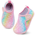 Water Shoes for Toddler Kids Boys Girls Aqua Socks Barefoot for Beach Sports Swim Blue Pink Scale 12-18 Months