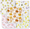 5-Pack Organic Cotton Burp Cloths – Large, Ultra-Soft 3-Layer Towels for Burping, Shoulder & Hand Use, Highly Absorbent