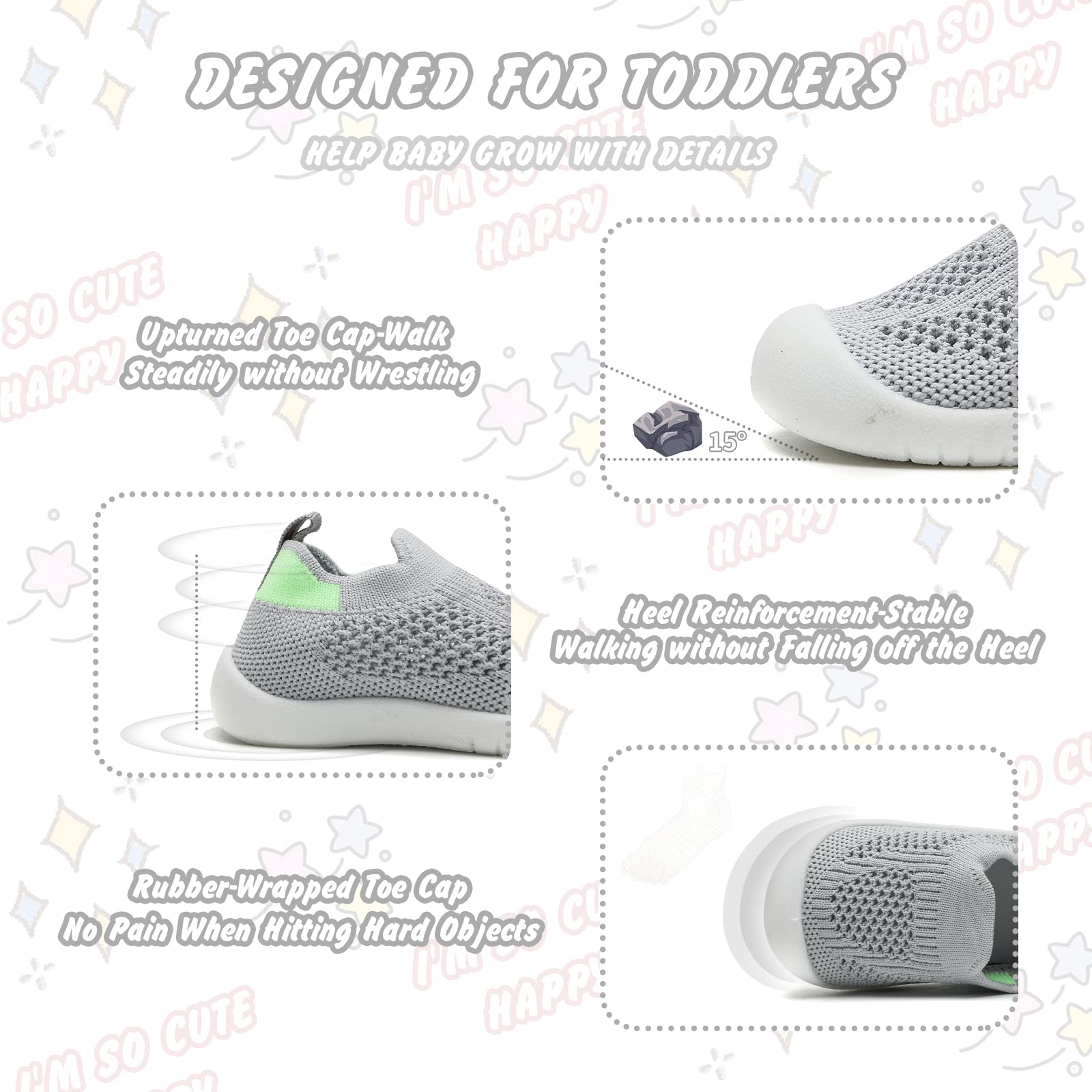 Baby Boy First Walking Shoes Girl Toddler Soft Sole Breathable