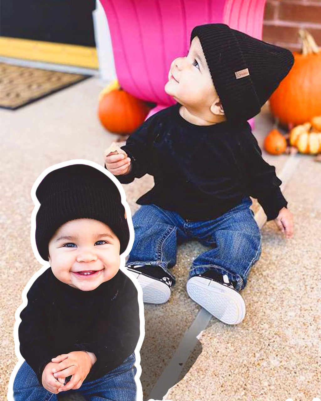 FURTALK Toddler Beanie Baby Beanies Kids Winter Hats Children Knit Warm Cap