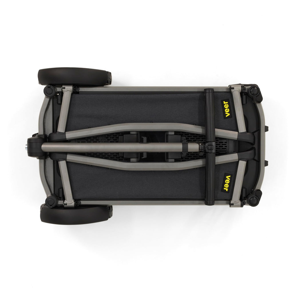 Veer Cruiser City | Premium Urban Wagon Stroller for Babies, Toddlers, and Kids | Traditional Stroller Push Steering | JPMA Certified | Lightweight and Collapsible | 2 Seater
