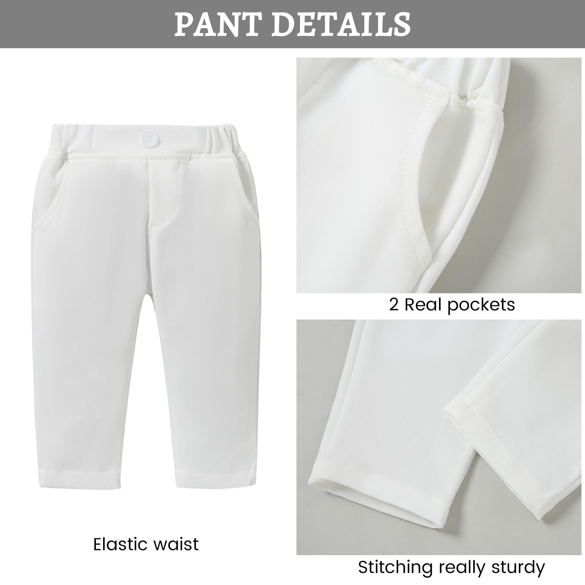 SANMIO Baby Boy Baptism Outfit Baby Boy Suits Christening Sets 0-24M