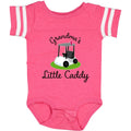 inktastic Grandma's Little Caddy Golf Baby Bodysuit 6 Months Football Pink and White 22b10