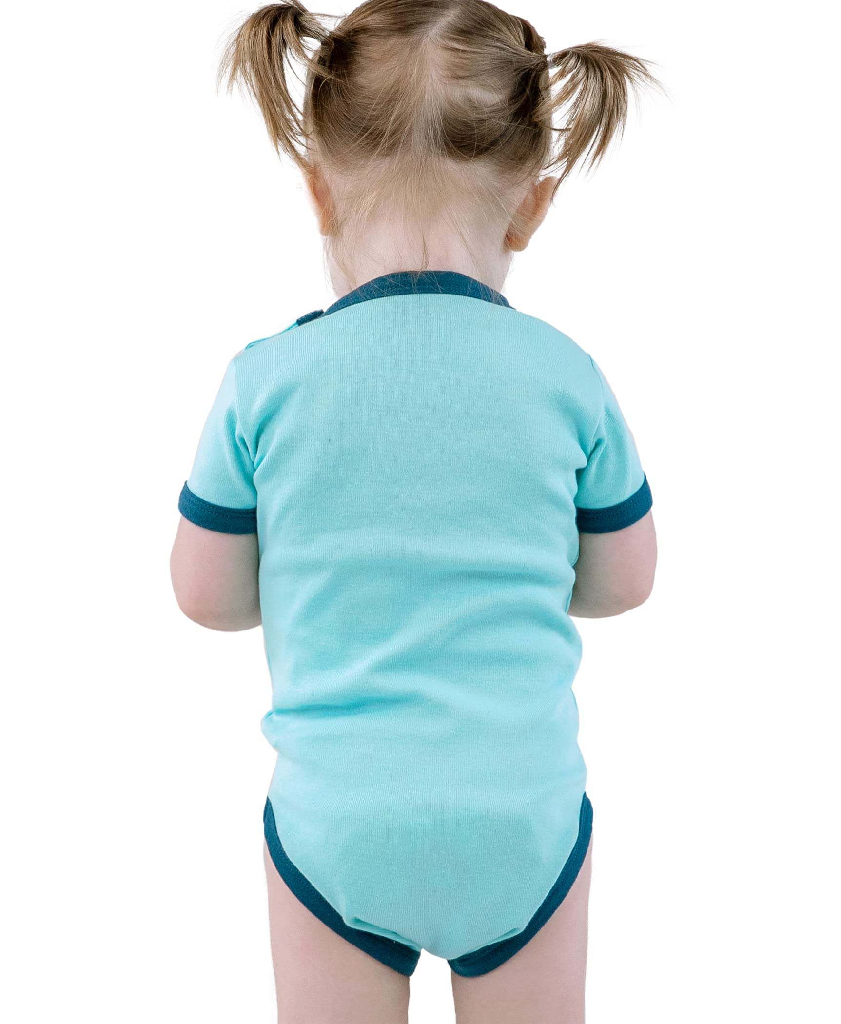 Lazy One Cute Unisex Baby Bodysuit, Cute Animal Designs, 6-18 Months, Otterly Adorable (6 Month)