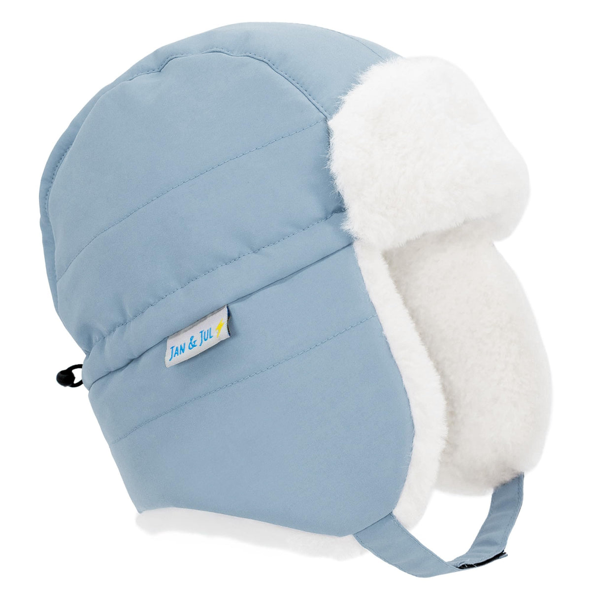 JAN & JUL Toasty-Dry Trapper Hat for Baby and Kids (Space Dinos, XL)