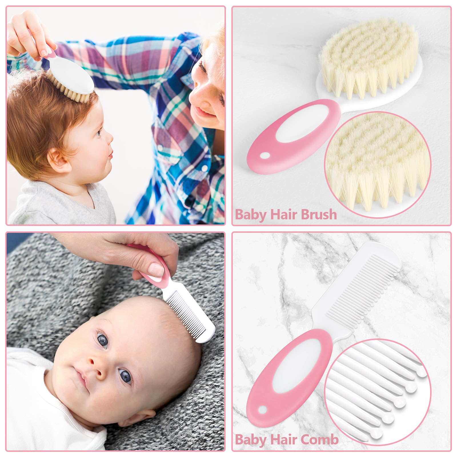 Baby Healthcare and Grooming Kit for Newborn Kids, 24PCS Upgraded Safety Baby Care Kit, Newborn Nursery Health Care Set, Baby Care Products