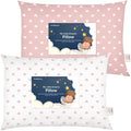KeaBabies 2pk Toddler Pillows 2 Year Old to 5,13x18 Kids Pillow (Hearts)