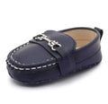 LONSOEN Baby Boys Girls Loafers Prewalker Dress Shoes,Brown 6-12M