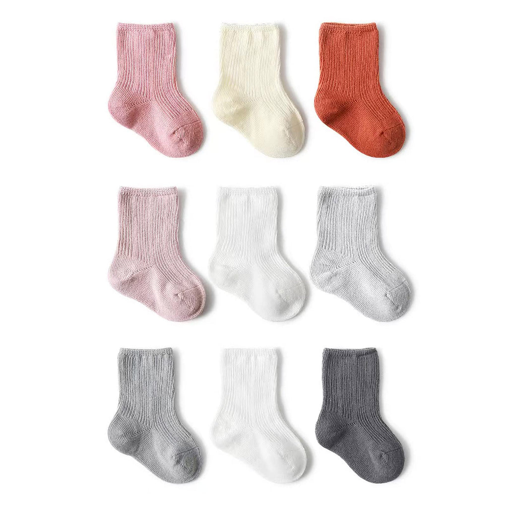 SHARELY SHEEP Toddler Socks Unisex Baby Crew Socks for Infant Boys Girls Stretchy Cotton Socks Stocking Stuffers for Kids Gift 0-36 Months