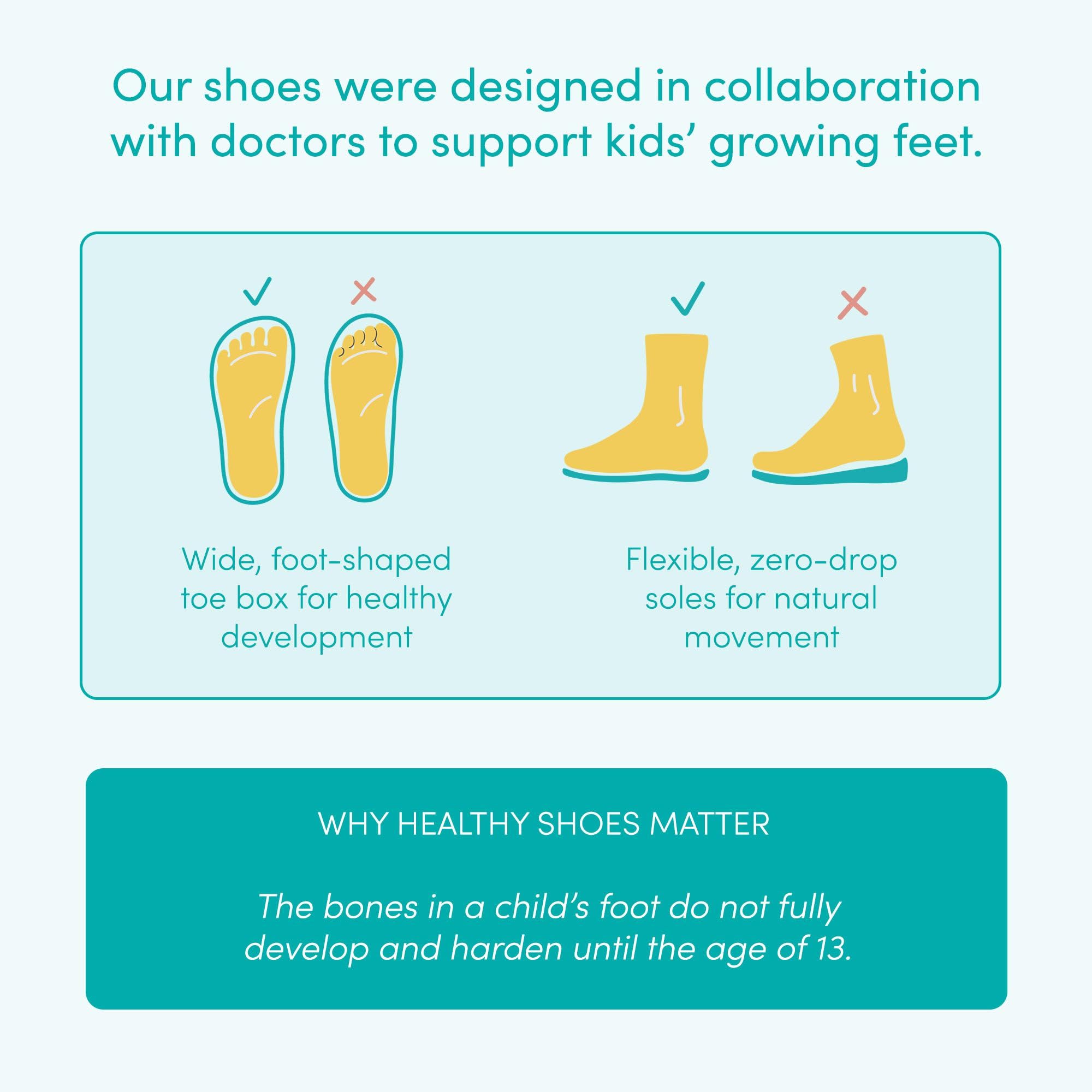 Ten Little First Walker Baby Walking Shoes, APMA-Accepted Cotton Sneakers