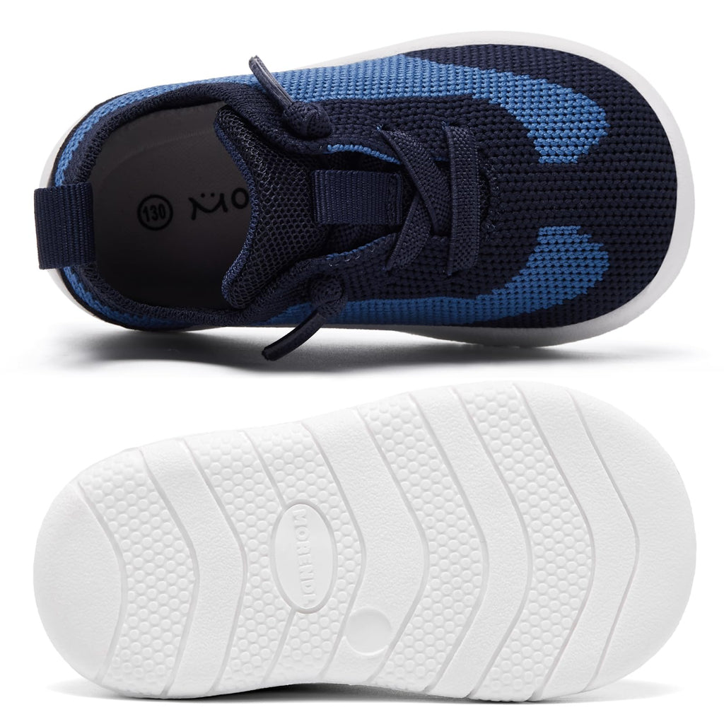 MORENDL Toddler Shoes Baby Walking Sock Shoes Infant Sneakers Boy Girl Barefoot Tennis Shoe Non-Slip Brethable