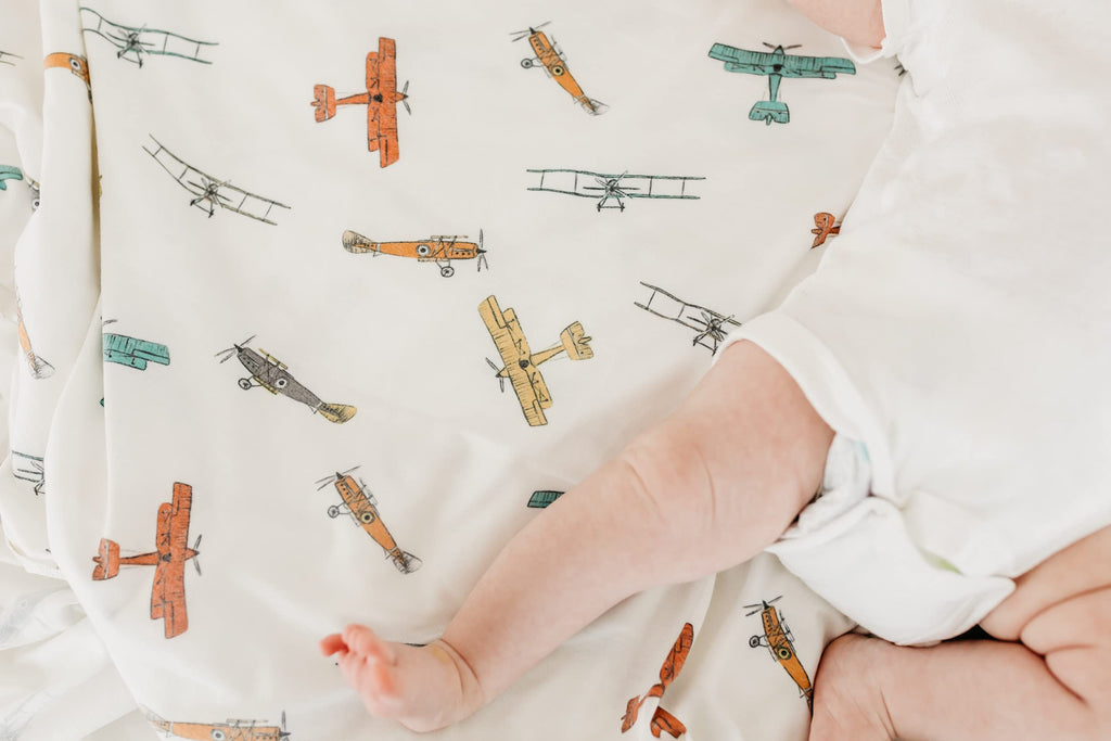 Copper Pearl Swaddle Blankets for Newborns | Soft Stretchy Receiving Blankets for Boys and Girls | Large 46 x 46 Inch Baby Blankets | Lightweight and Breathable Swaddles | Strawberry