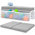 Comfortable Baby Bath Kneeler and Elbow Rest Pad Set - 1.5 Inch, Beige