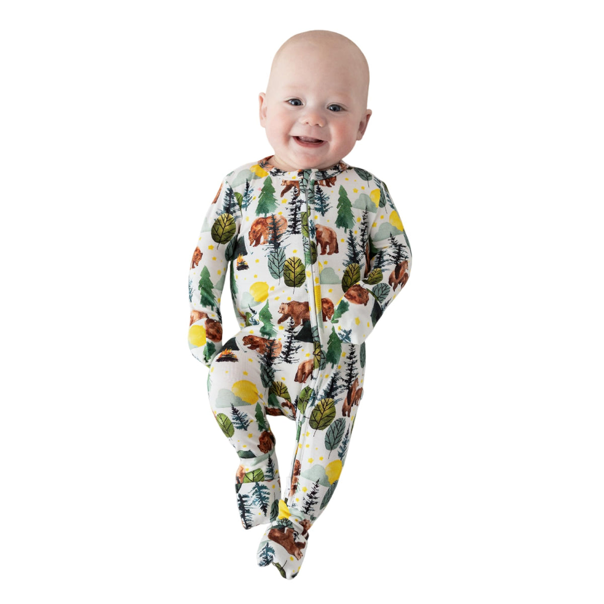 Posh Peanut Convertible Footie Pajamas for Baby and Toddler