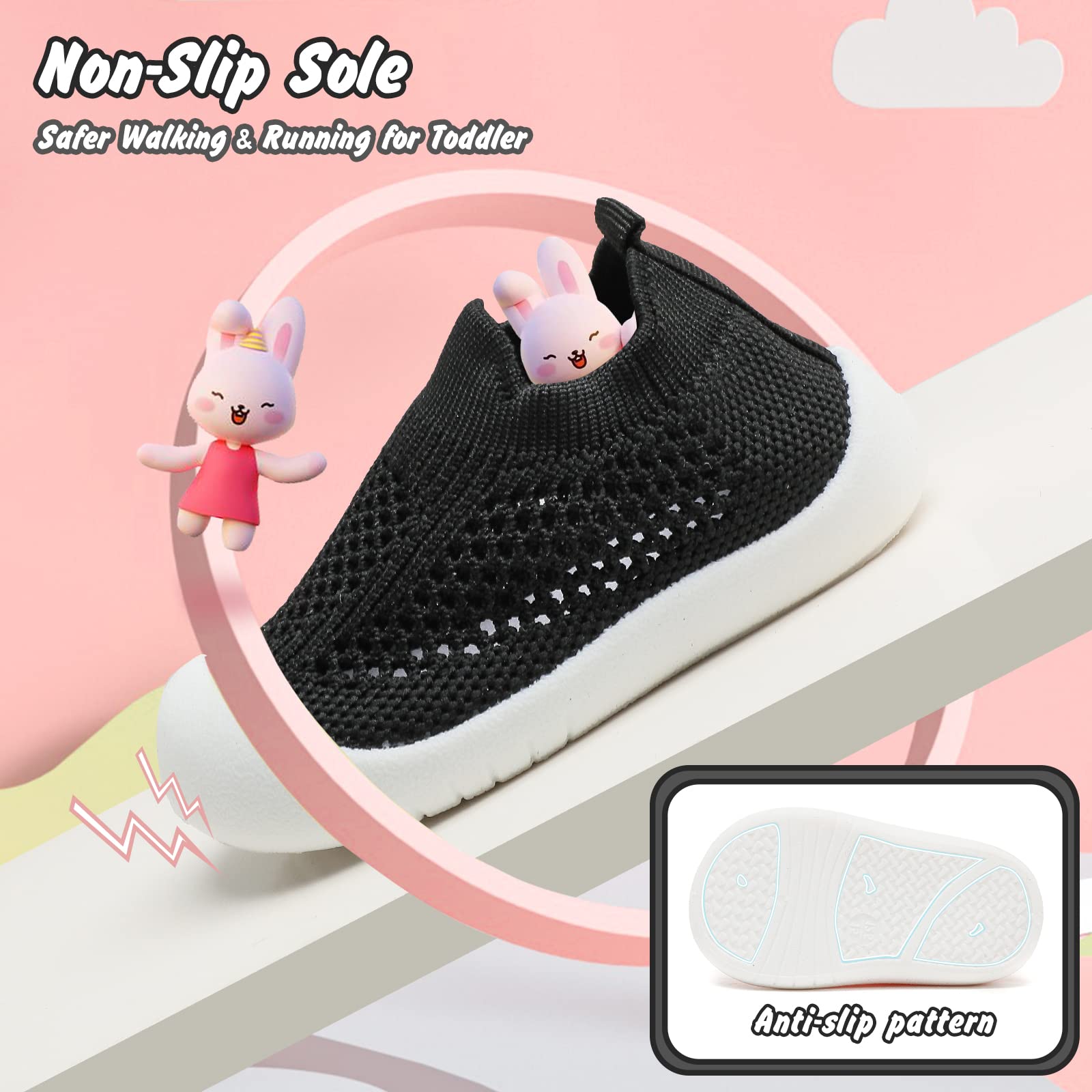 Baby Boy First Walking Shoes Girl Toddler Soft Sole Breathable