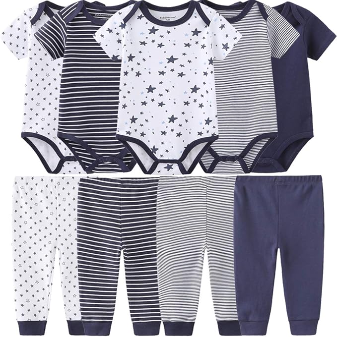 Kiddiezoom Unisex Baby Layette Essentials Giftset Clothing Set 19-Piece For Newborn Baby