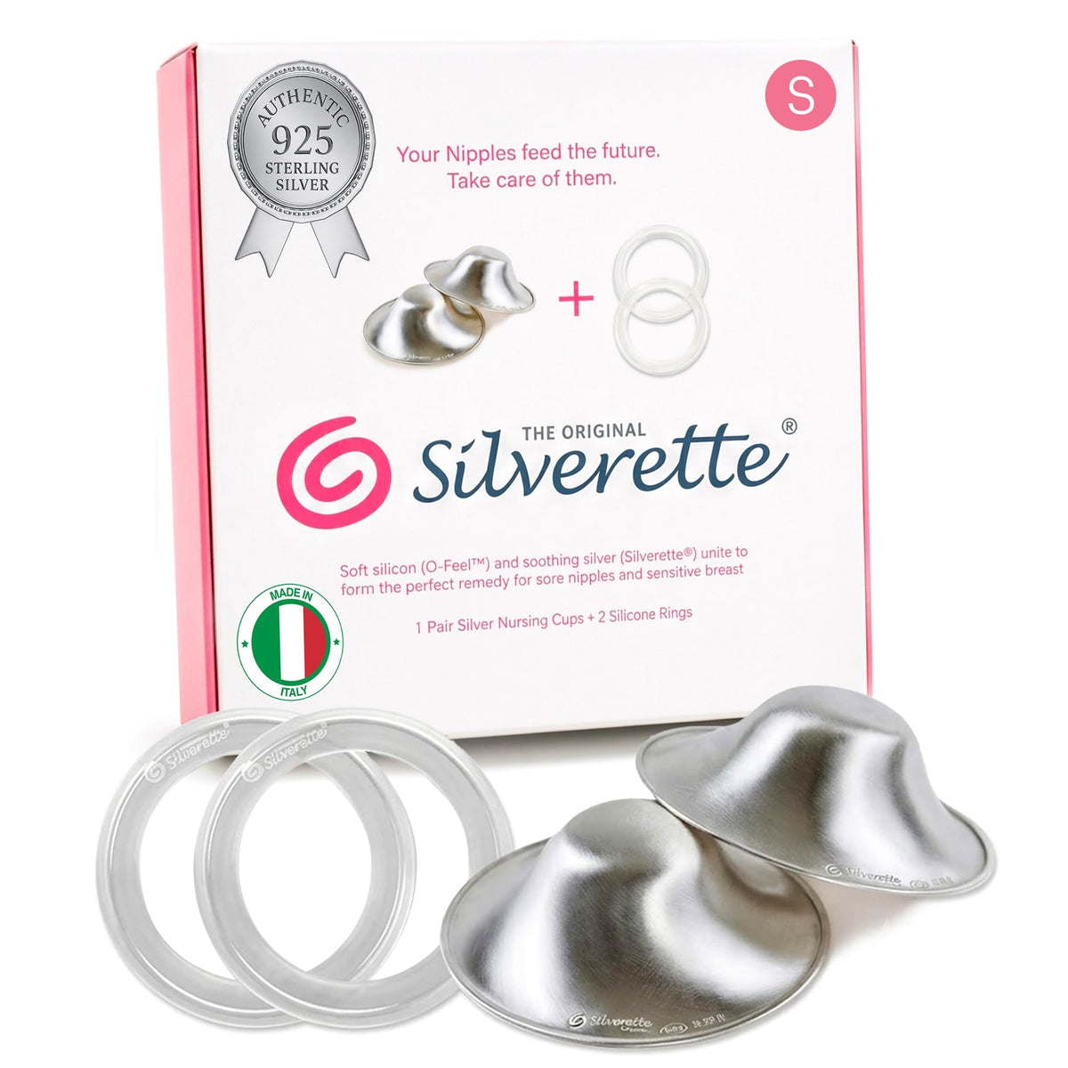 Silverette Nursing Cups, Postpartum Essentials, The Real Silverette, Small