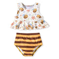 Aalizzwell 0-3 Months Baby Infant Girls Swimsuit Bee Ruffle Bathing Suit Bikini Swimming Suit Swimwear Beach Wear Two Piece