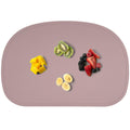 Simka Rose Silicone Baby Placemats that Stick to Table - Silicone Placemats for Toddlers Non Slip with Raised Edges - Kids Placemats for Dining Table Restaurants and Travel - Dishwasher Safe (Lilac)