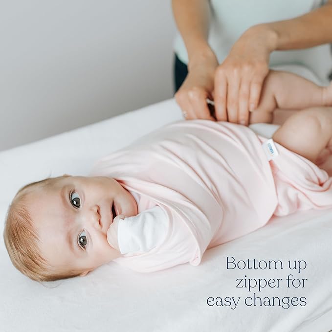 HALO 100% Cotton Sleepsack Swaddle, 3-Way Adjustable Wearable Blanket, TOG 1.5, Campsite, Small, 3-6 Months