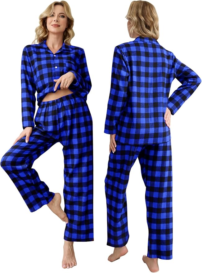 Schbbbta Family Matching Pajamas Holiday Sleepwear Long Sleeve Pjs Sets