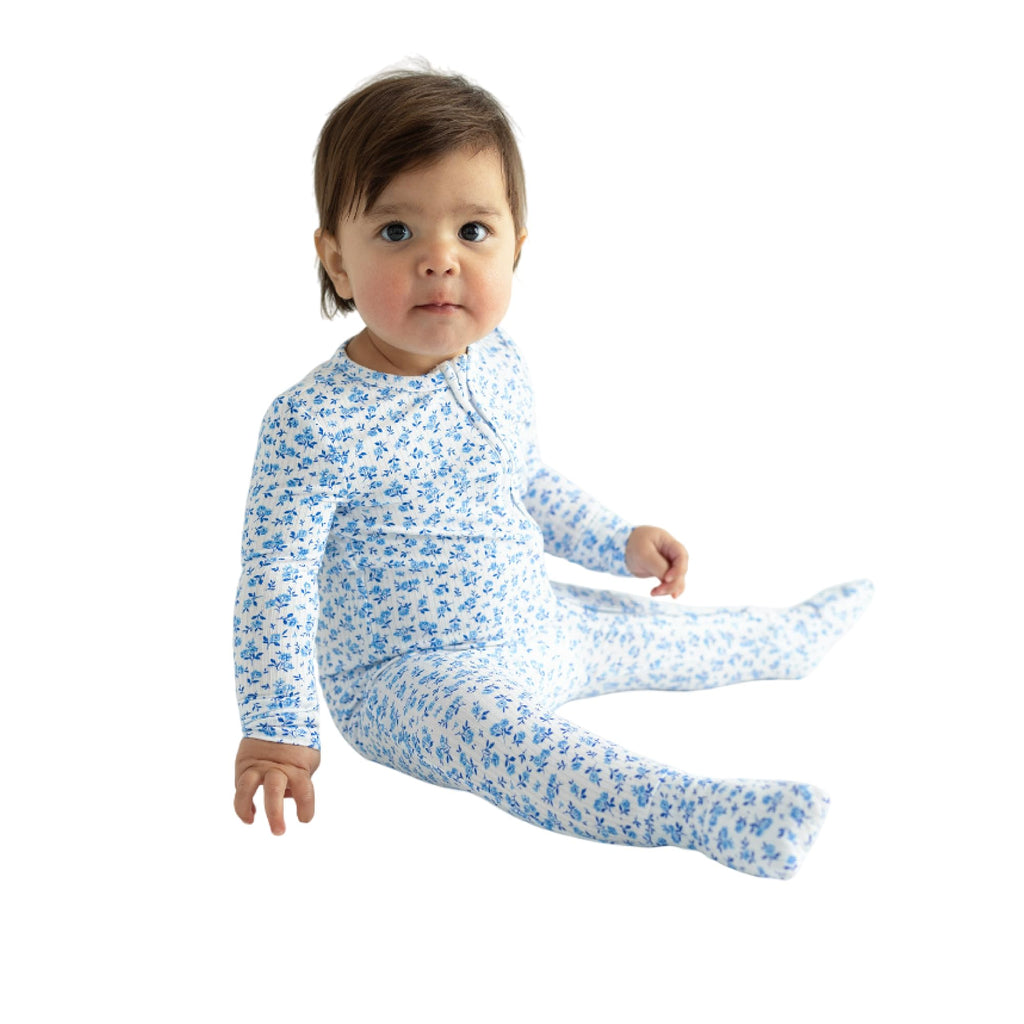 Posh Peanut Girls Convertible Baby Sleepers, Toddlers Footless Pajamas