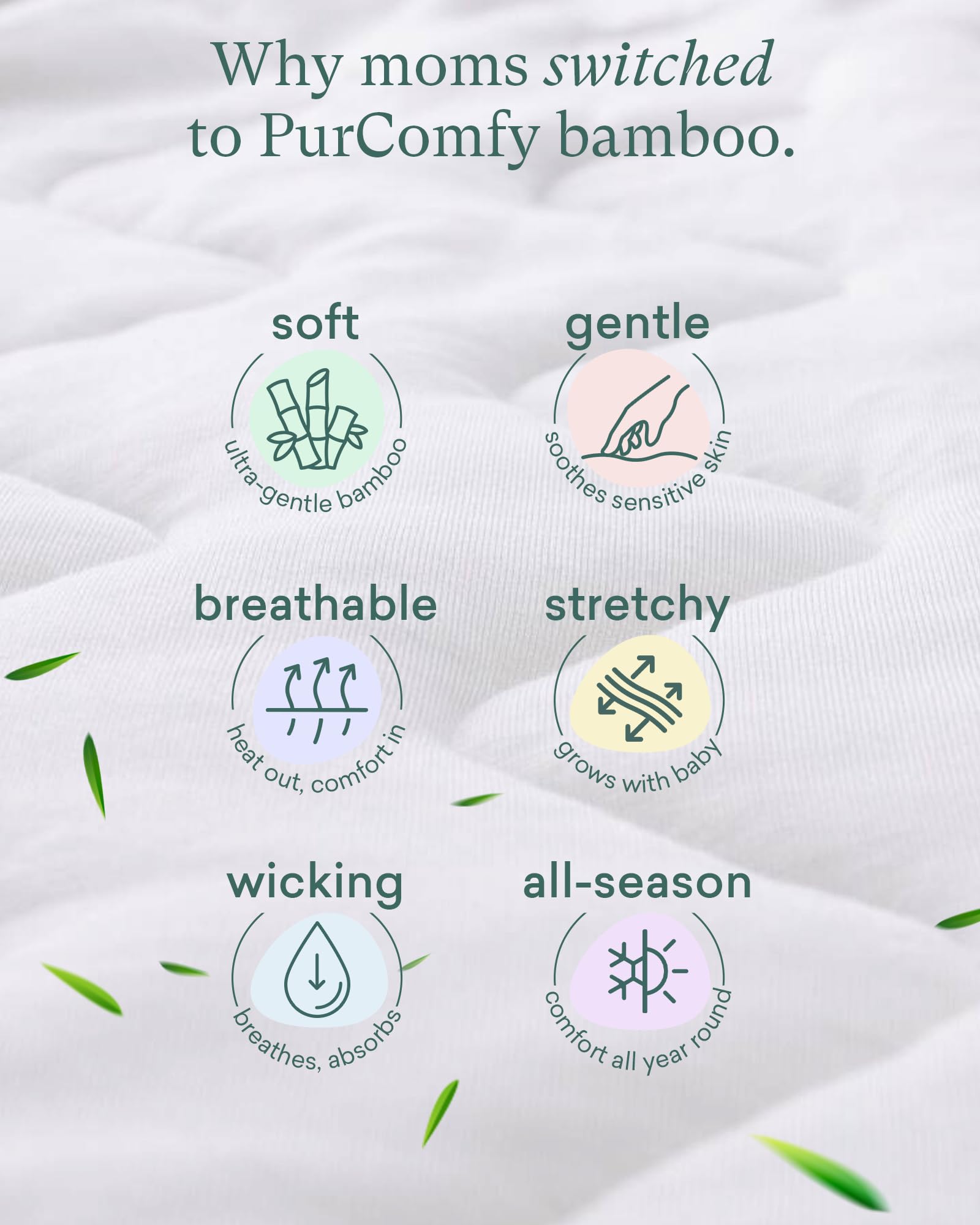 PurComfy Supersoft Sleep Sack 1.0 TOG, Bamboo Viscose, 3-6 Months, Blush