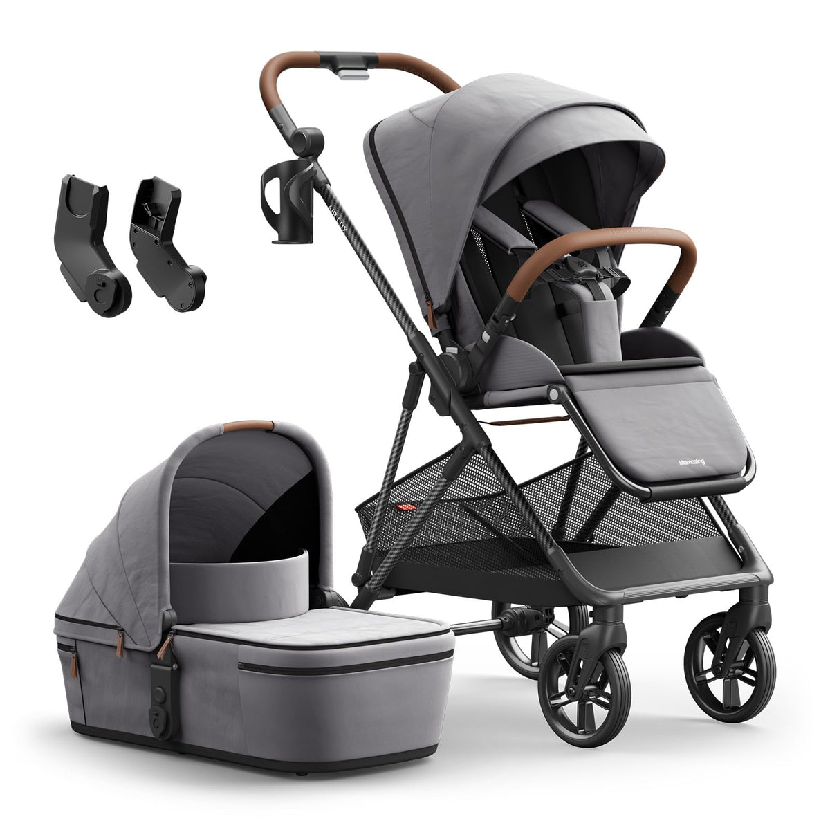 Mamazing Air Lux Baby Stroller with Carbon Fiber Frame, Only 15.8lbs