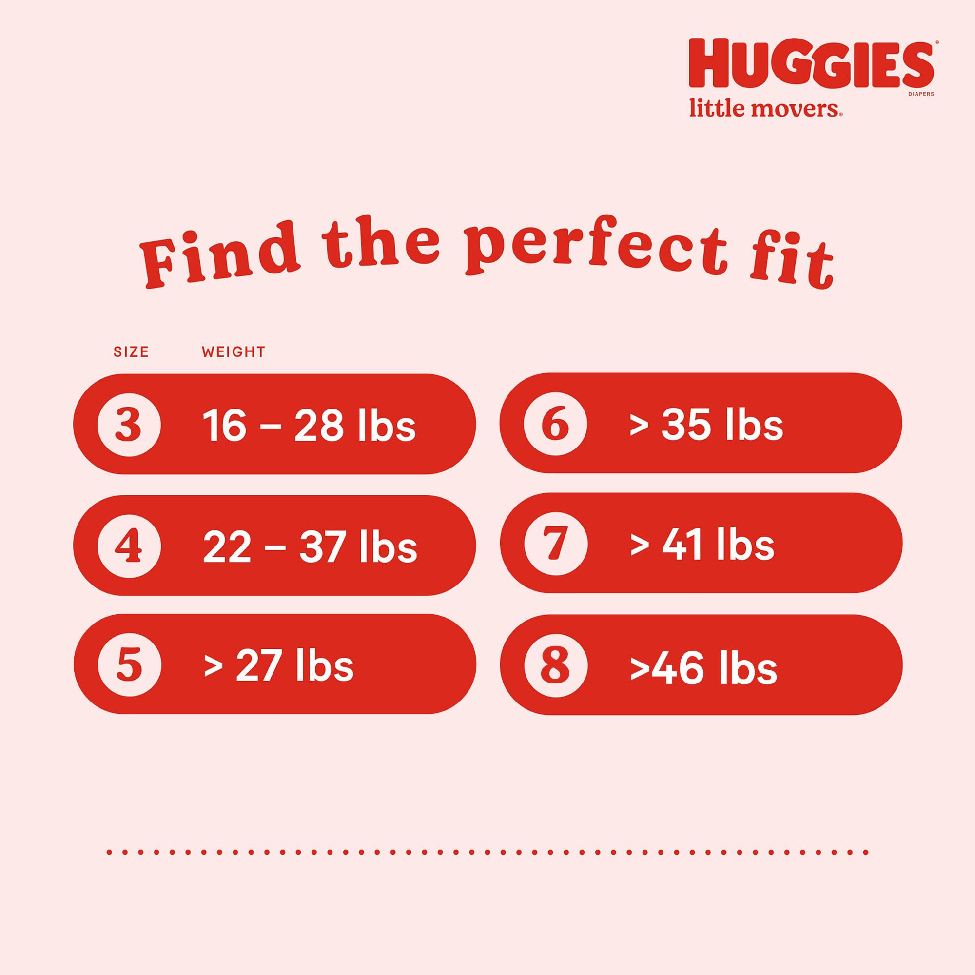 Huggies Little Movers Baby Diapers, Size 4 (22-37 lbs), 66 Ct, Packaging May Vary