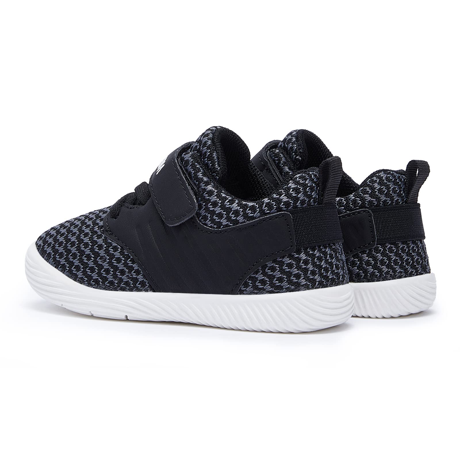 BMCiTYBM Baby Boy Girl Shoes Infant Walking Sneaker Black Size 18-24 Months