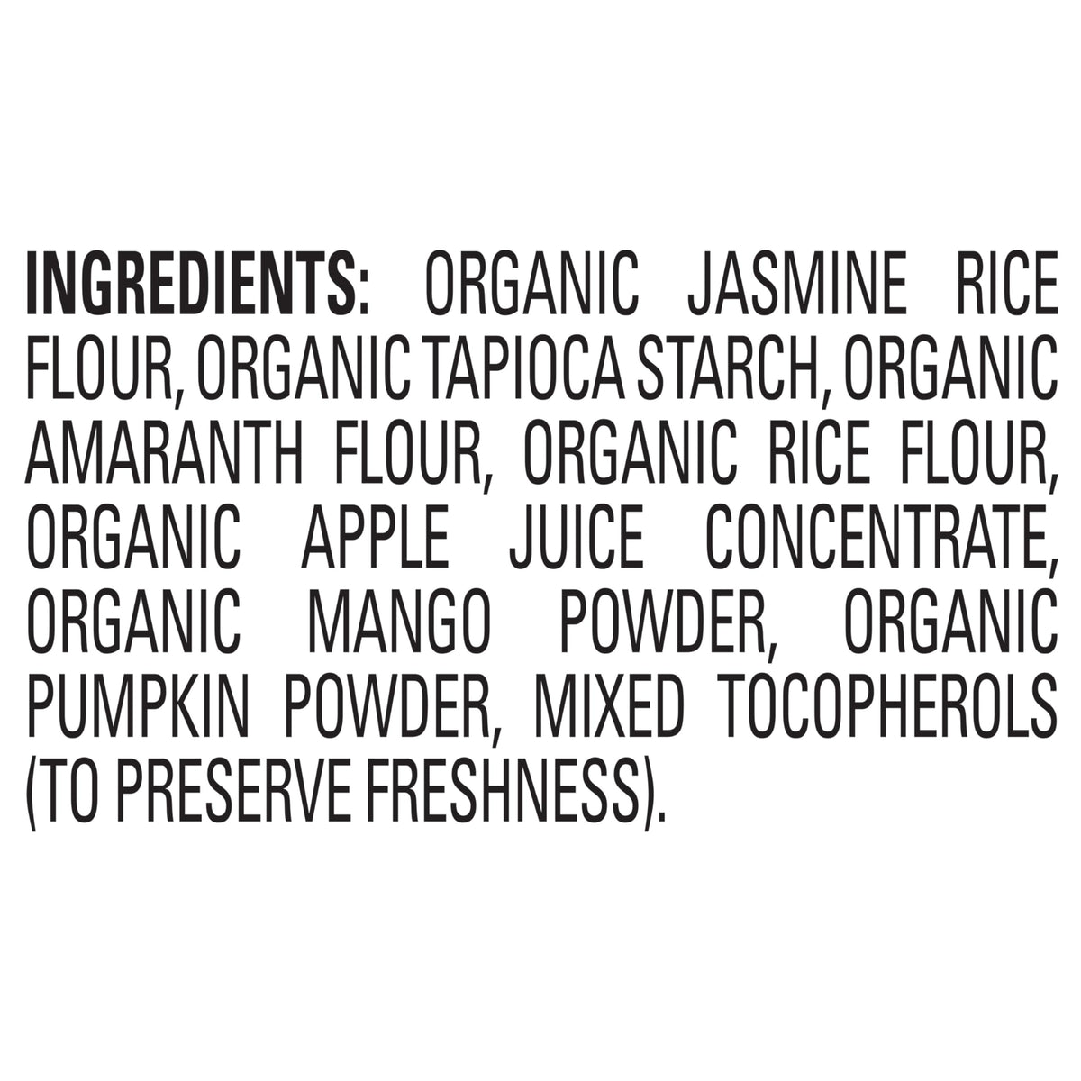 Happy Baby Organics Organic Teether Crackers Gluten Free Mango & Pumpkin with Amaranth 12-0.14 oz Packs
