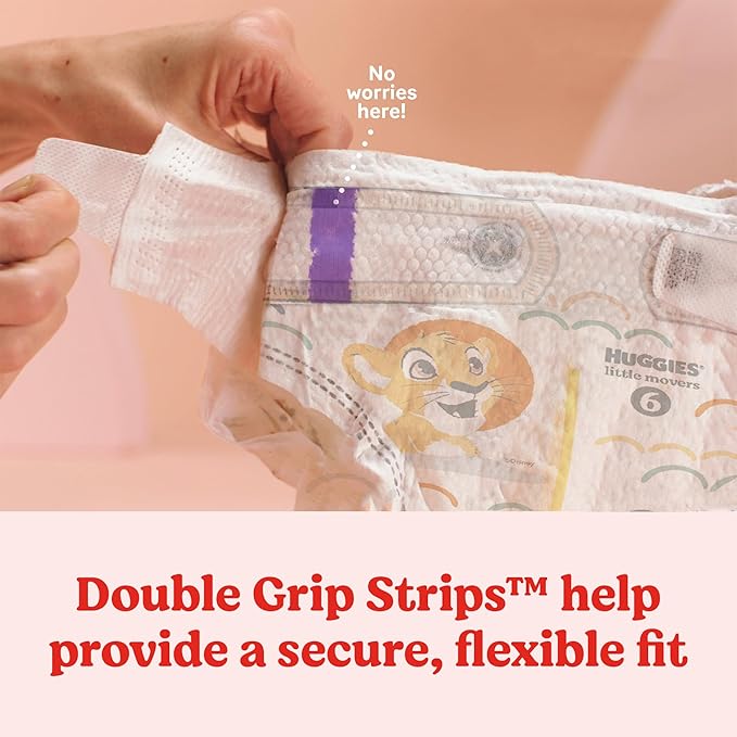 Huggies Size 5 Diapers, Little Movers Baby Diapers, Size 5 (27+ lbs), 19 Count, Packaging May Vary