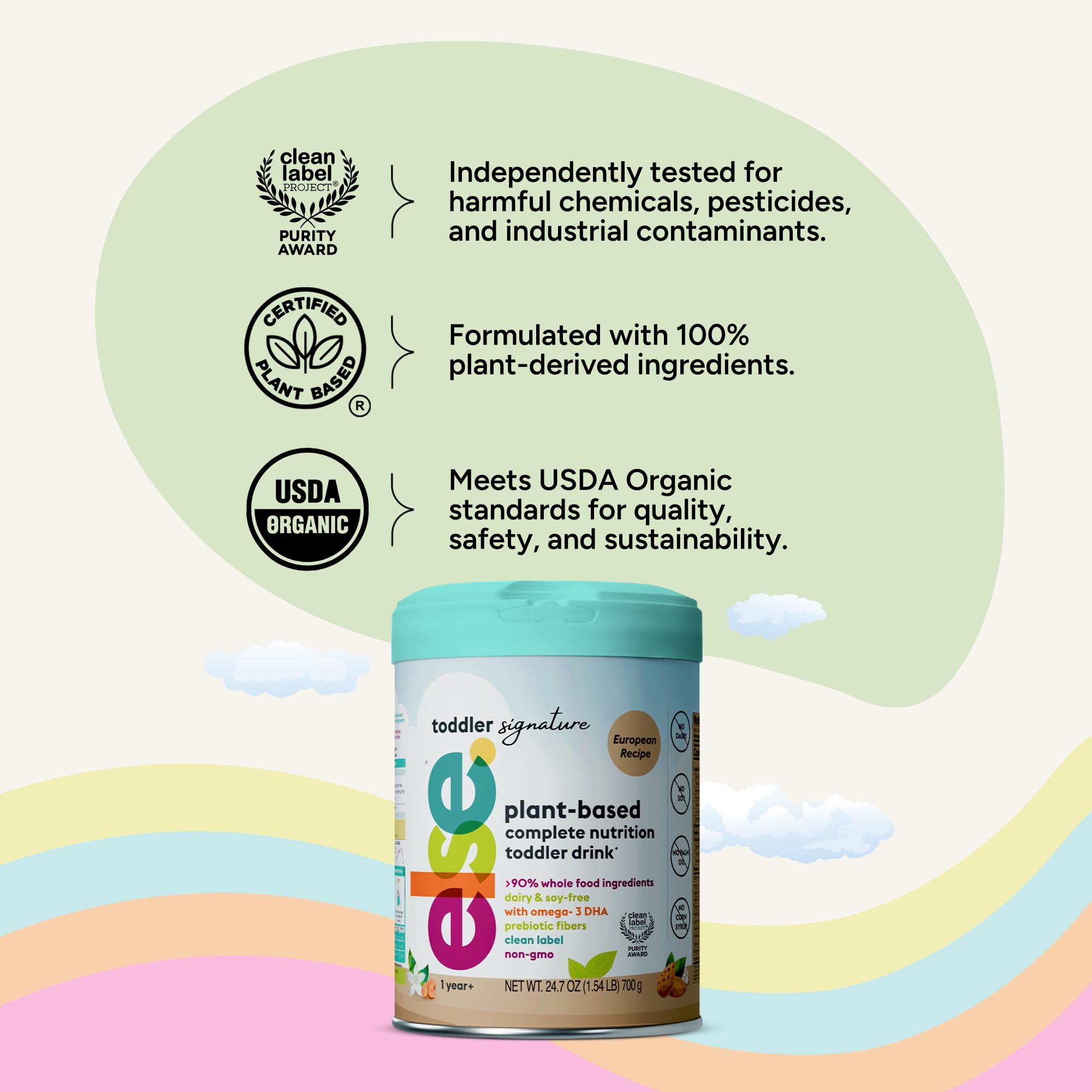 Else Signature Toddler Formula 12–36 Months, 24.07oz Pack of 1, Dairy-free