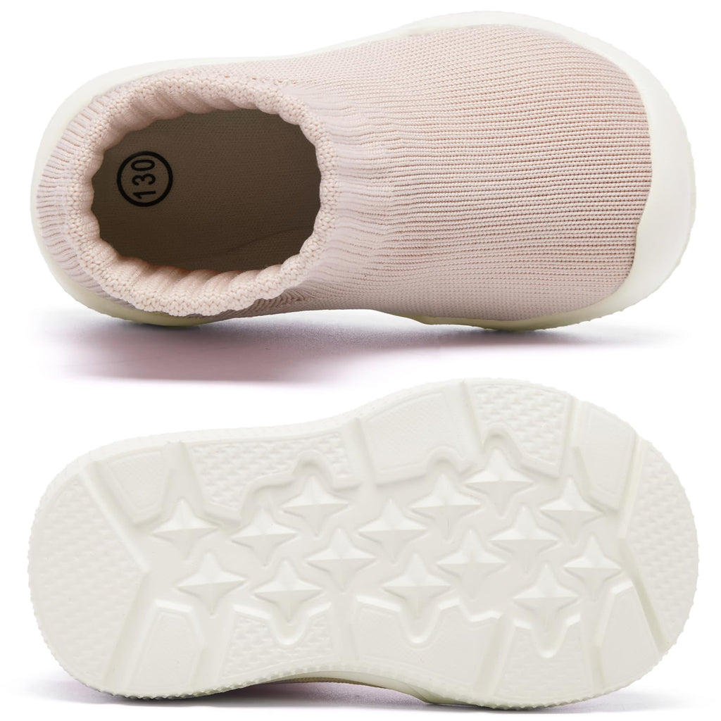 MORENDL Baby Shoes Infant Walking Shoes Non-Slip Breathable Toddler Sneakers Boys & Girls Slipper Socks