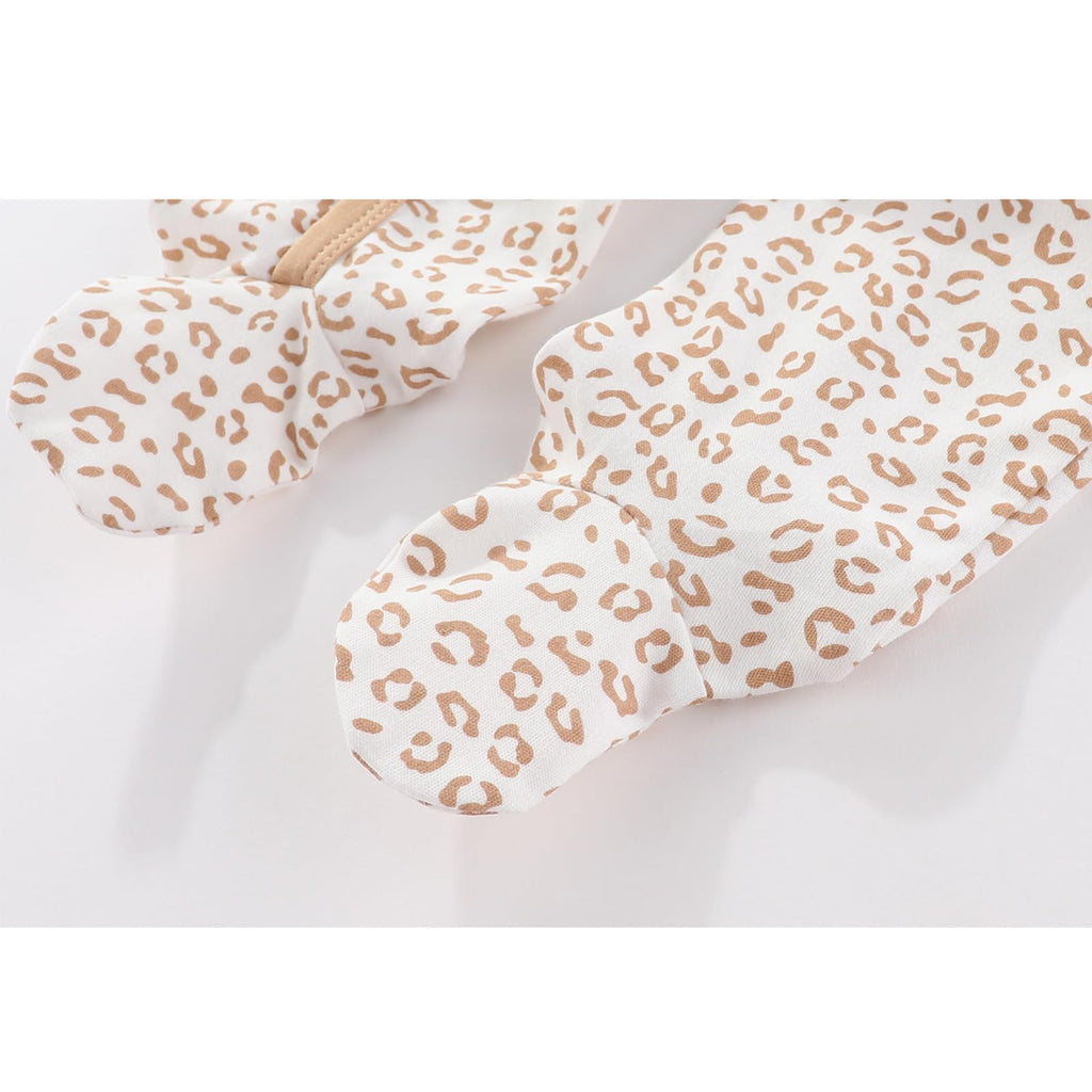 JELYLOVE Unisex Baby Boy Girl Footies Rompers Cotton Long Sleeve 3 Pack Infant Jumpsuits 0-12Months Babies' Outfits