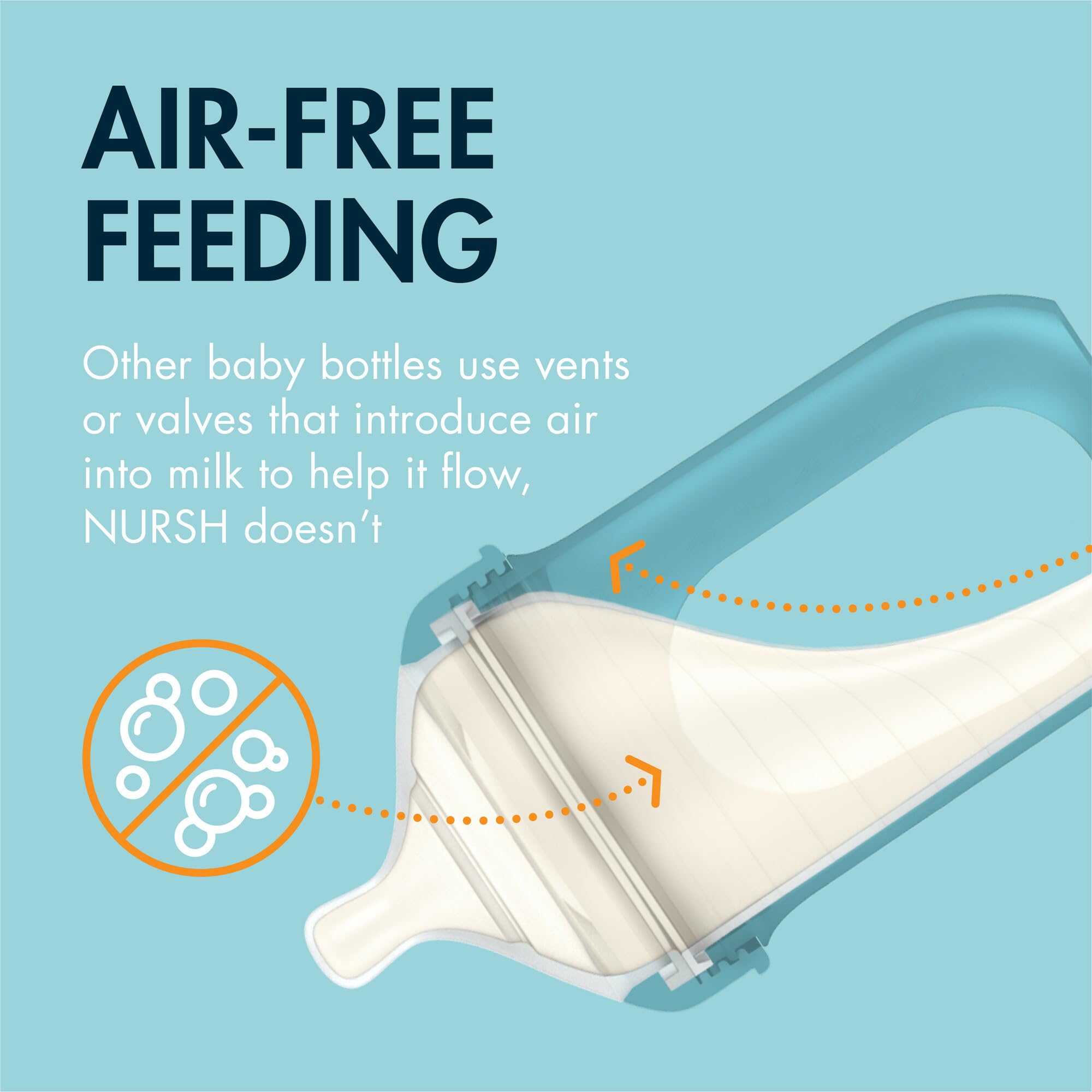 Boon Nursh Silicone Baby Bottles - Medium Flow - Tie Dye - 8 Oz - 3 Count