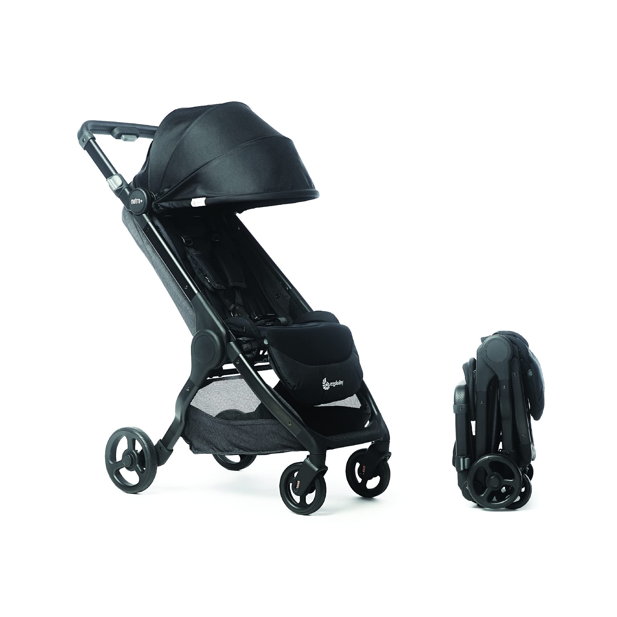 Ergobaby Metro+ Compact Baby Stroller, Lightweight Umbrella Stroller