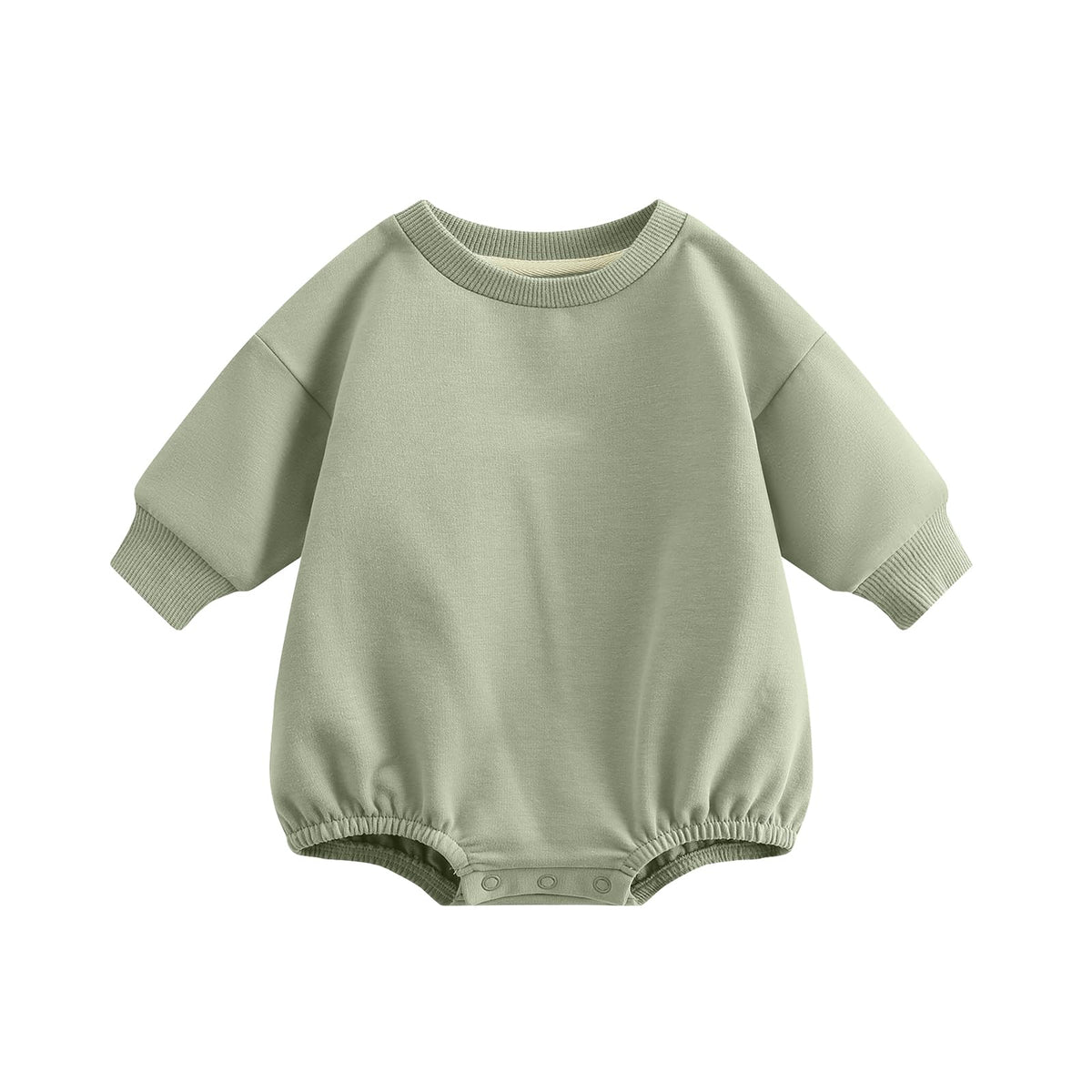 Bafeicao Baby Boy Girl Sweatshirt Romper Bubble Romper,Apricot,3-6M