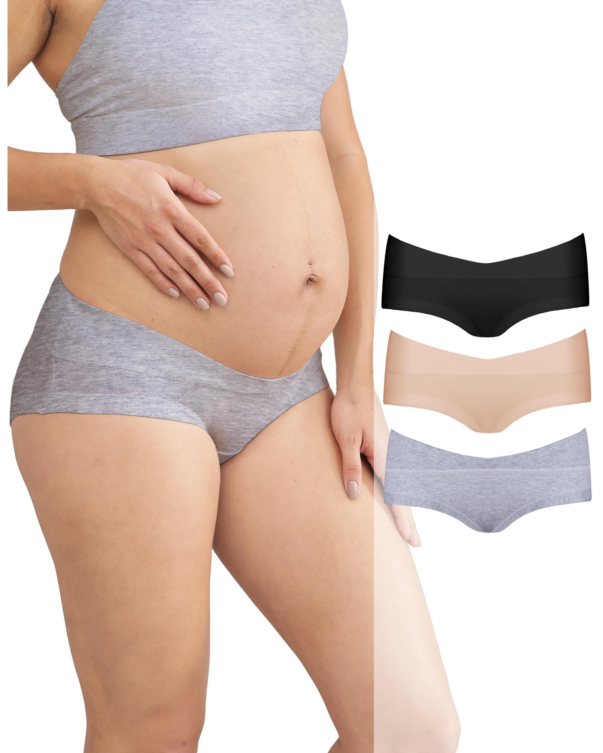Intimate Portal Cotton Maternity Underwear Pregnancy Boyshort Panties, XXL