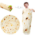 Kids Tortilla Blanket 1 2 3 4 5 Year Old Boy Birthday Gift, 49 Inch Burritos Kids Blanket Funny Kindergarten Graduation Gifts for Boys, Taco Food Blanket, Soft Comfortable Flannel Throw Blanket