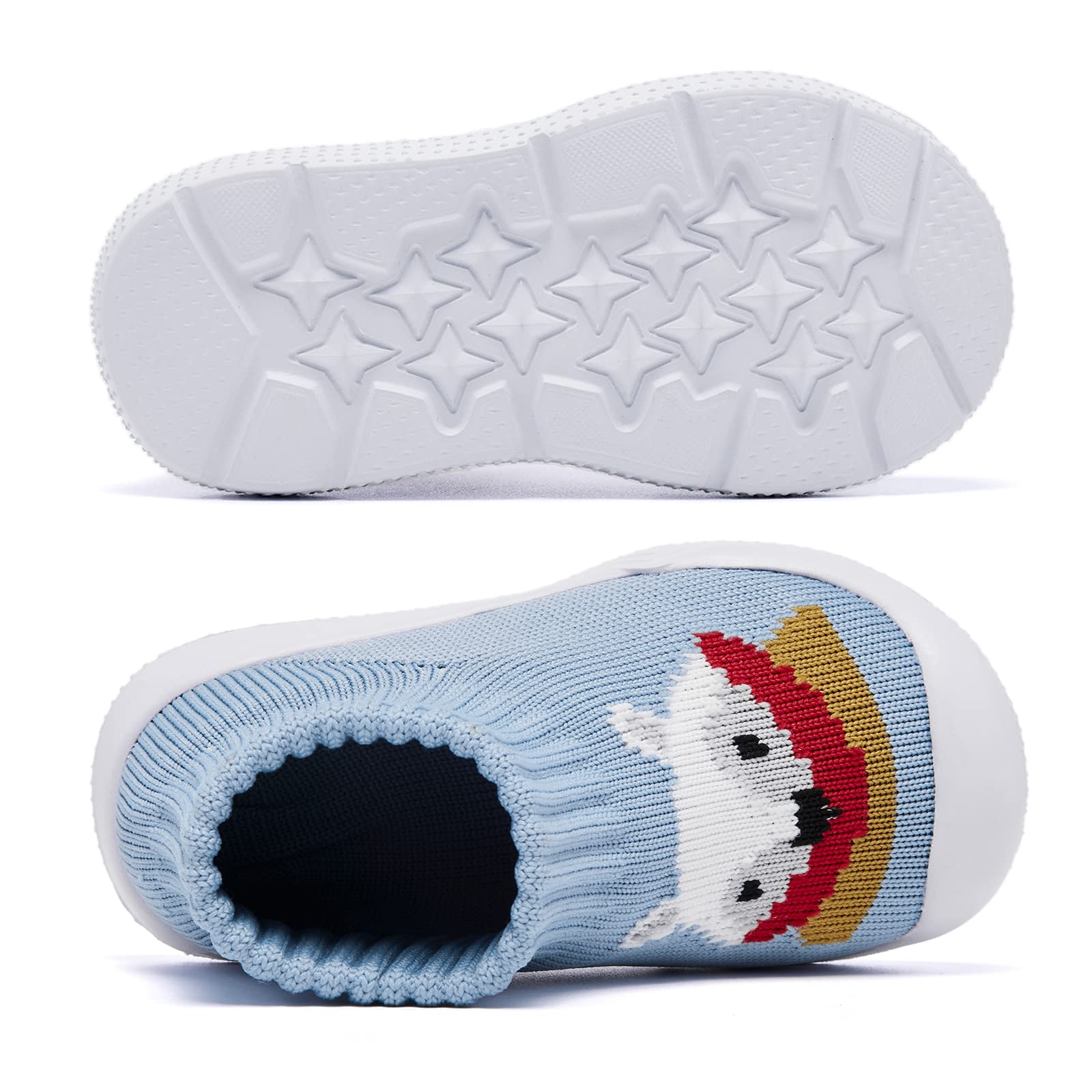 MORENDL Toddler Sock Shoes Baby Walking Shoes Infant Slippers Boys & Girls Non-Slip Sneakers