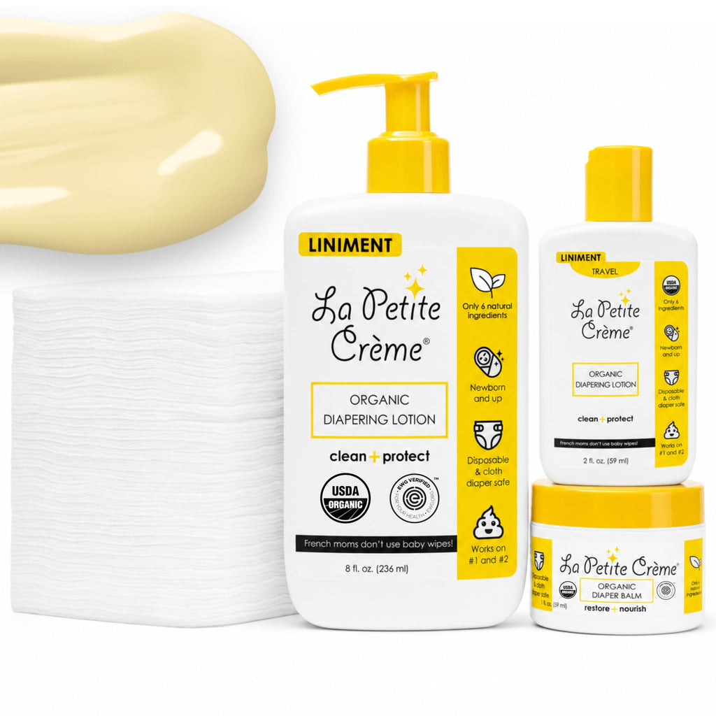 La Petite Creme Diapering Gift Set for Baby Shower, Newborn Essentials