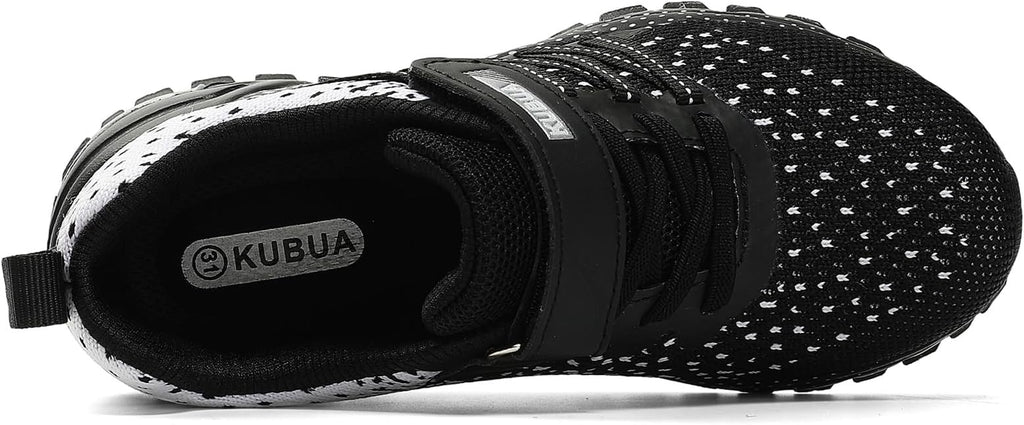 KUBUA Kids Sneakers for Boys Girls Running Tennis Shoes Lightweight Breathable Sport Athletic