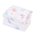 ONLYCUBBYA Muslin Baby Quilt 100% Cotton Newborn Blanket 47" X 47" 2 Layers Muslin Swaddle for Boy and Girl (Brown)