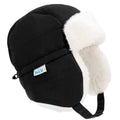 JAN & JUL Toasty-Dry Trapper Hat for Baby and Kids (Black, XL)