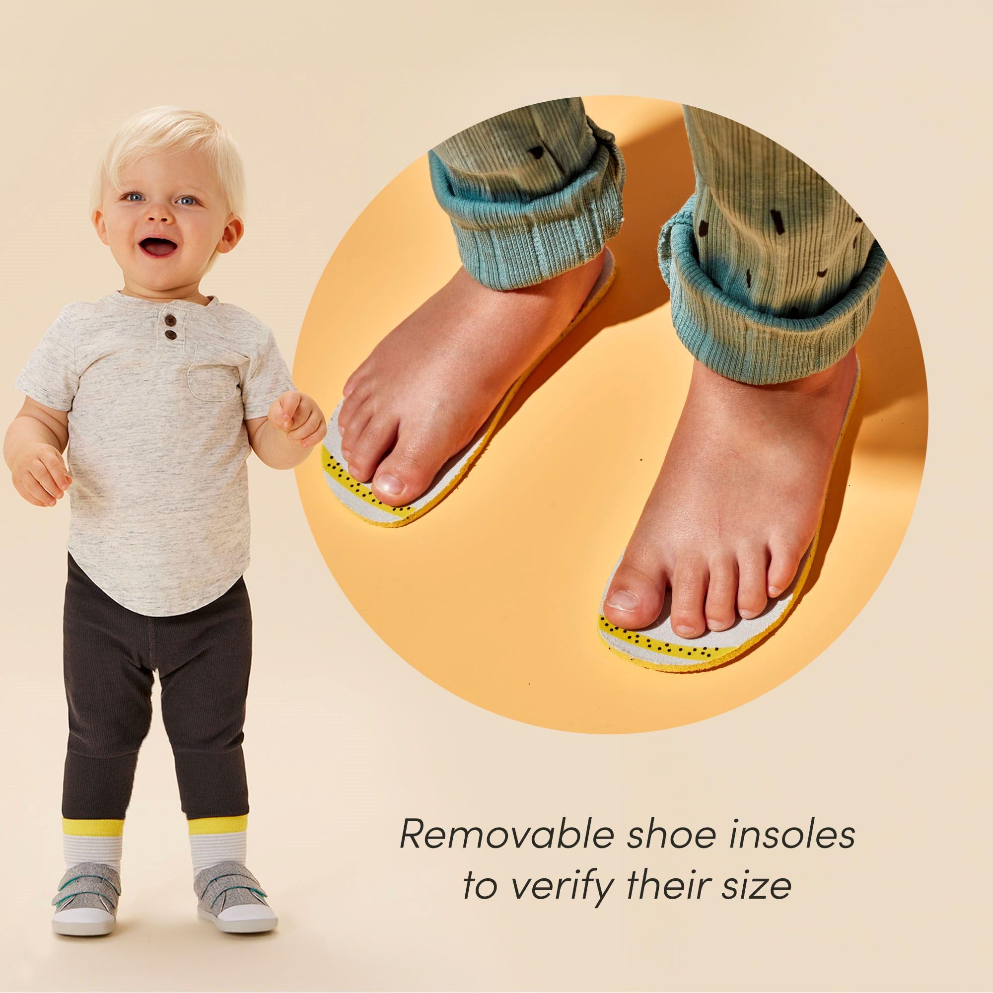 Ten Little First Walker Baby Walking Shoes, APMA-Accepted Cotton Sneakers