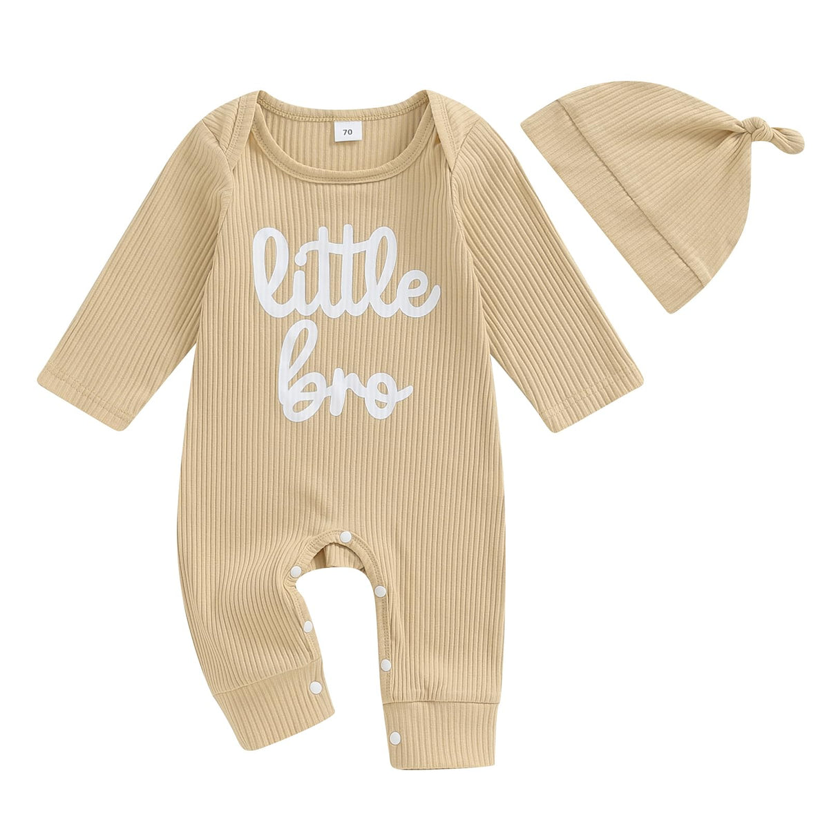 Fernvia Newborn Baby Boy Clothes Letters Print Bodysuit 3 6 9 12 18 Months Long Sleeve Jumpsuit with Hat 2PCS Outfits Set (F Red, 3-6 Months)