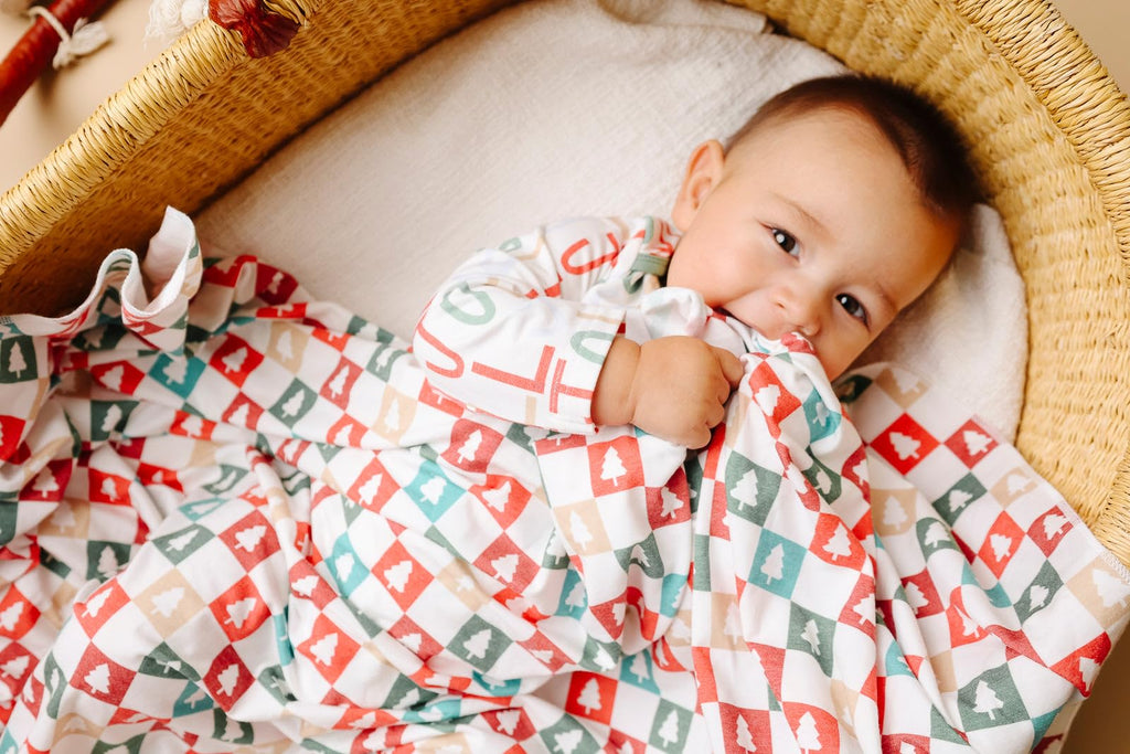 Copper Pearl Swaddle Blankets for Newborns | Soft Stretchy Receiving Blankets for Boys and Girls | Large 46 x 46 Inch Baby Blankets | Lightweight and Breathable Swaddles | Fraser